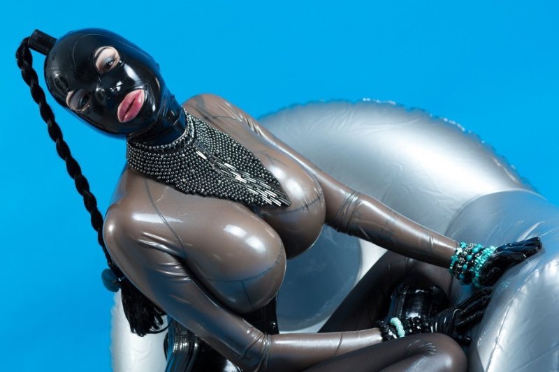 Big boobs latex