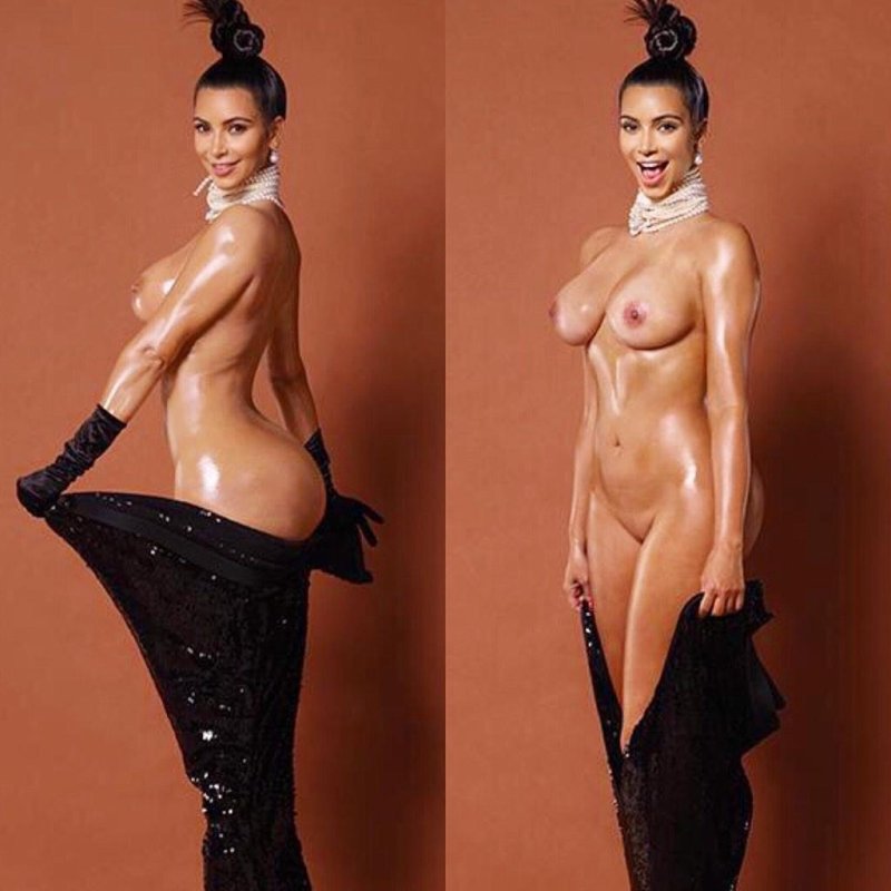 Kim Kardashian nudity