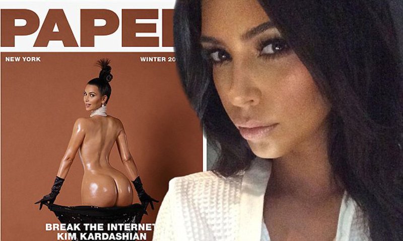 Kim Kardashian naked ass