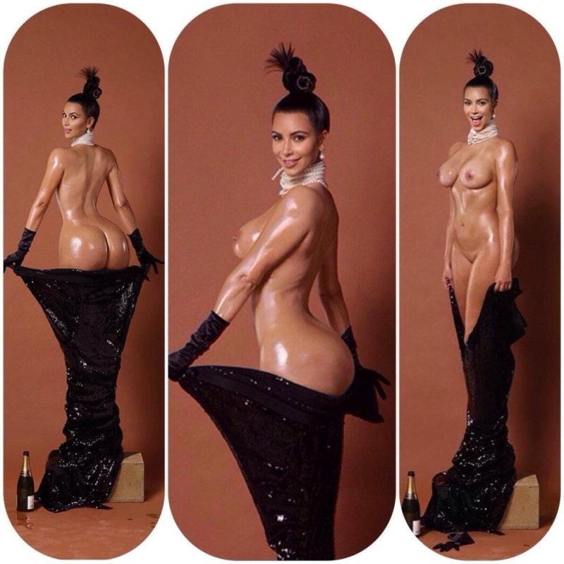 Ass Kim Kardashian naked