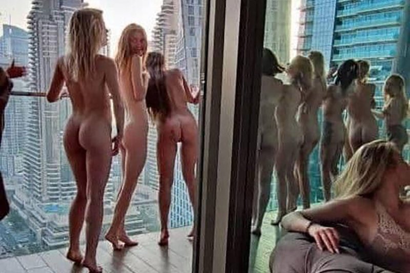 Naked photo shoot in Dubai