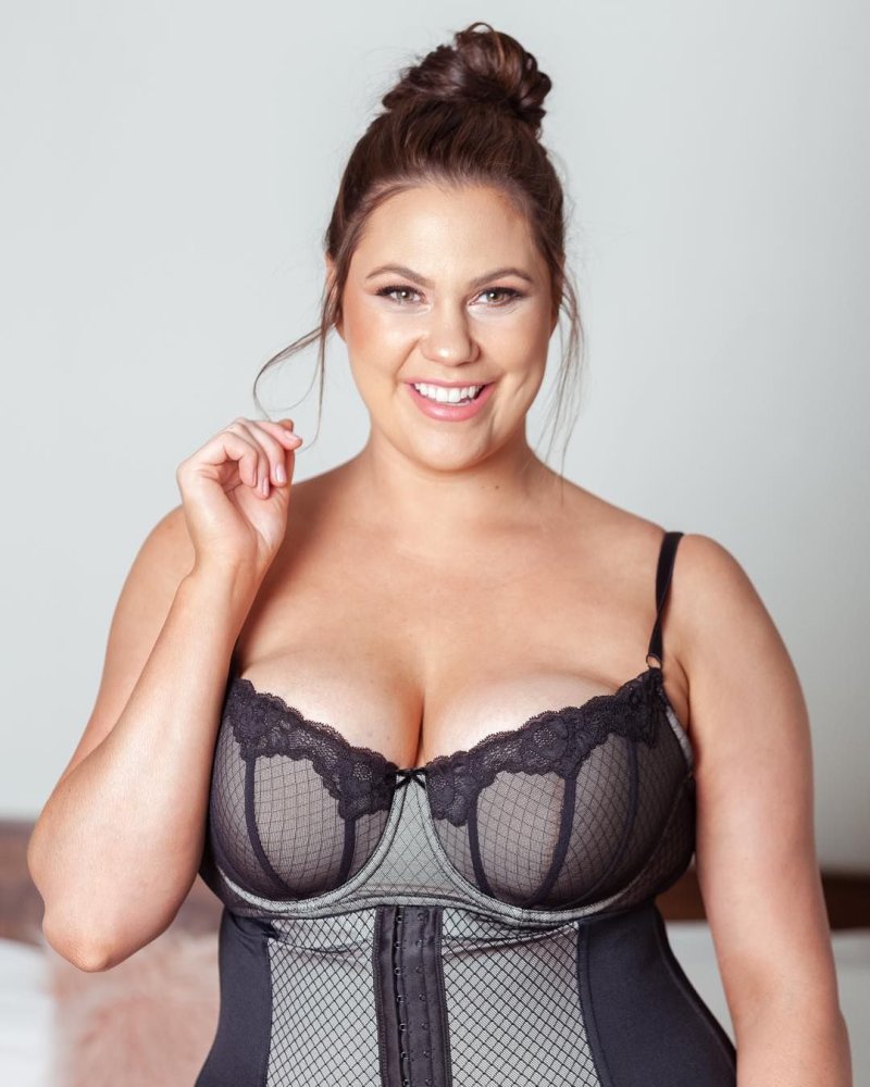 Girl with a magnificent figure