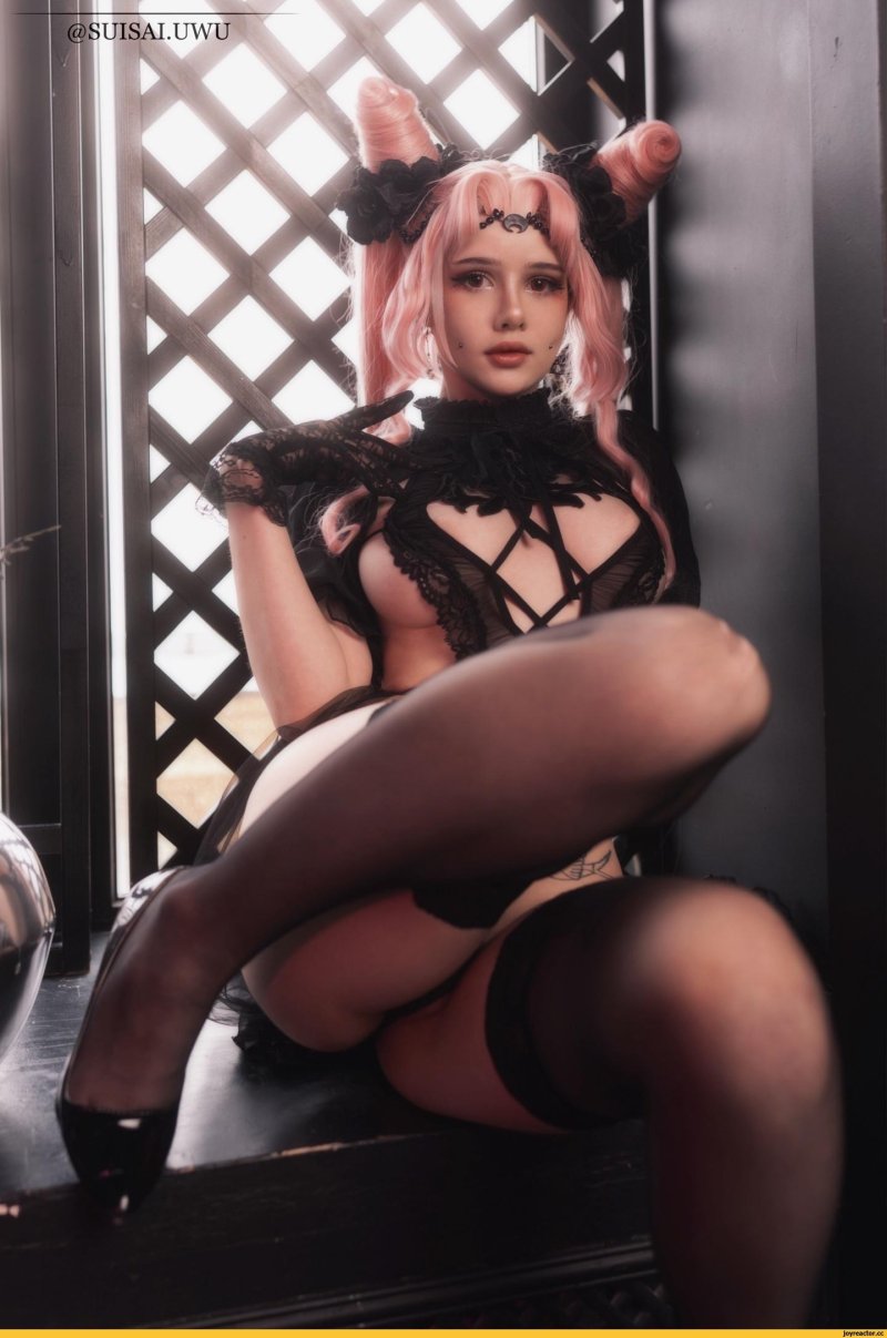 Cosplay in stockings