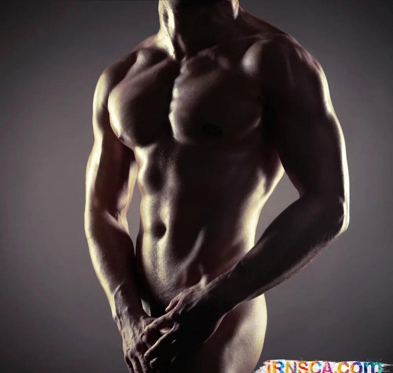 Naked male body