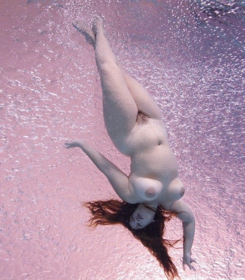 Underwater photo shoot