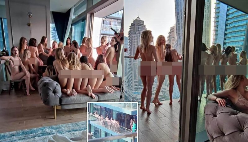 Naked photo shoot in Dubai